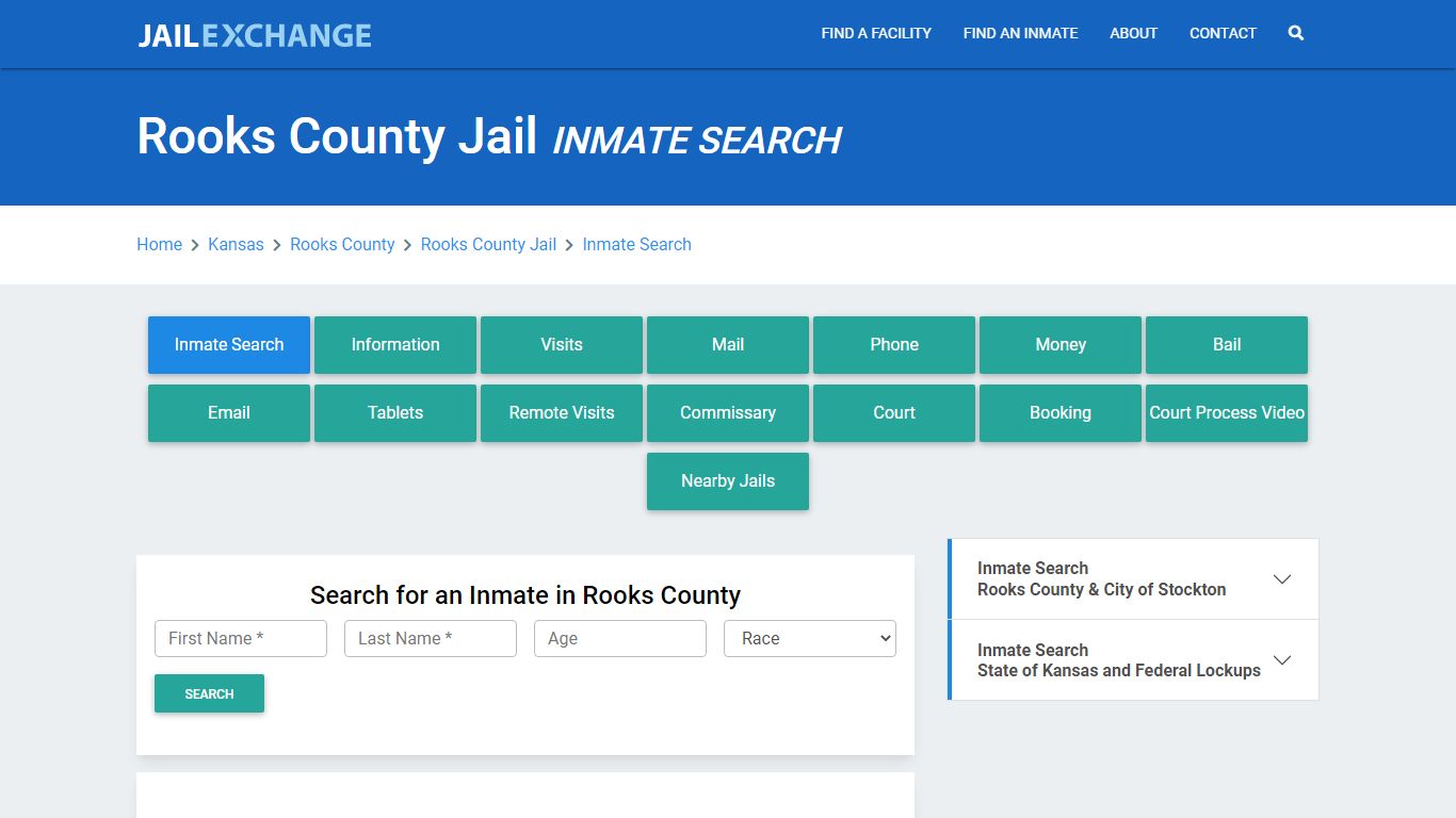 Rooks County Jail, KS Inmate Search: Roster & Mugshots